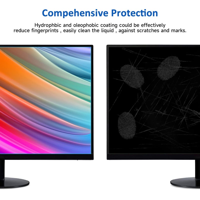 FFORITO 27 Inch Blue Light Blocking Computer Screen Protector, Eye Protection Screen Filter Compatible with 27" Sceptre/Dell/Asus/Acer/ViewSonic/Samsung/Aoc/HP/LG Computer with 16:9 Aspect Ratio - Image 4